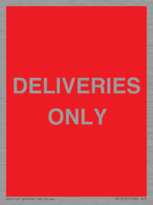 DELIVERIES ONLY